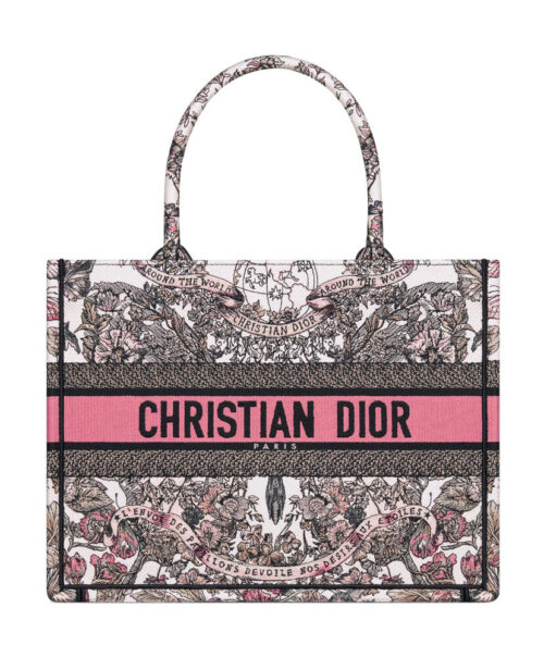 Christian Dior Medium Dior Book Tote Pink